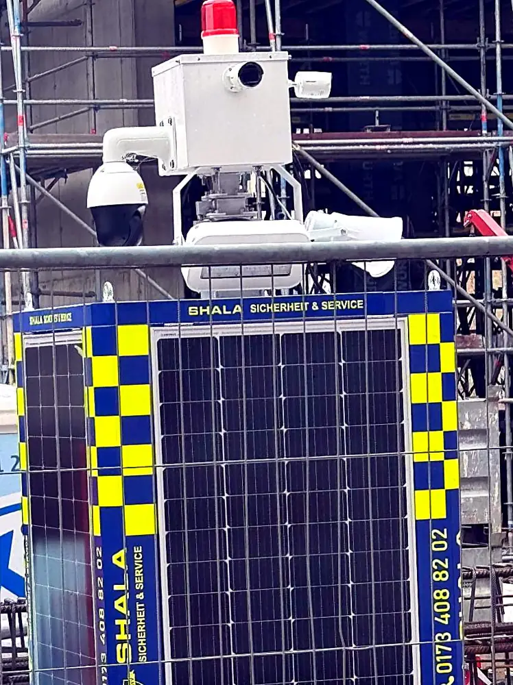 SENTRIX SOLAR auf der Hochbaustelle